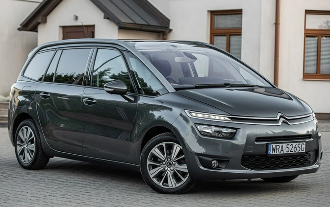 Citroen C4 Grand Picasso cena 45700 przebieg: 211400, rok produkcji 2015 z Lidzbark małe 379